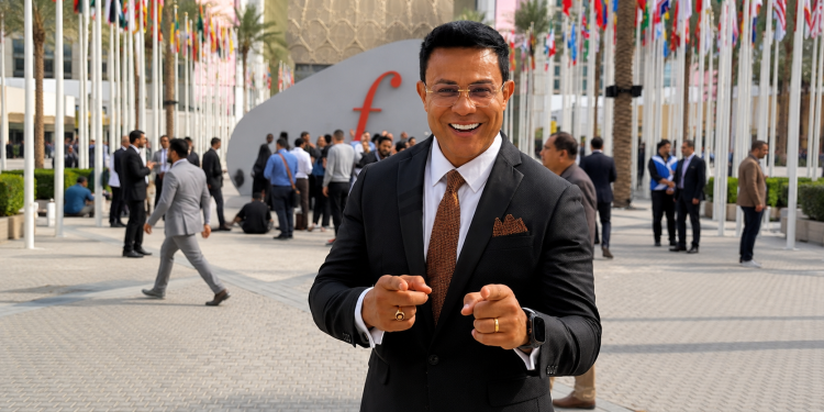 Leandro Monteiro em Dubai durante agenda de negócios internacionais
